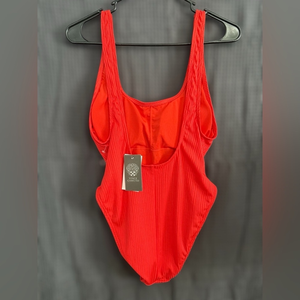 Vince Camuto Red One-Piece Swimsuit - Picture 2 of 7